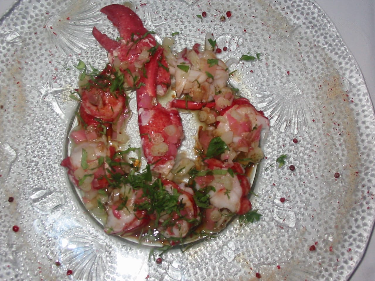 Carpaccio de homard