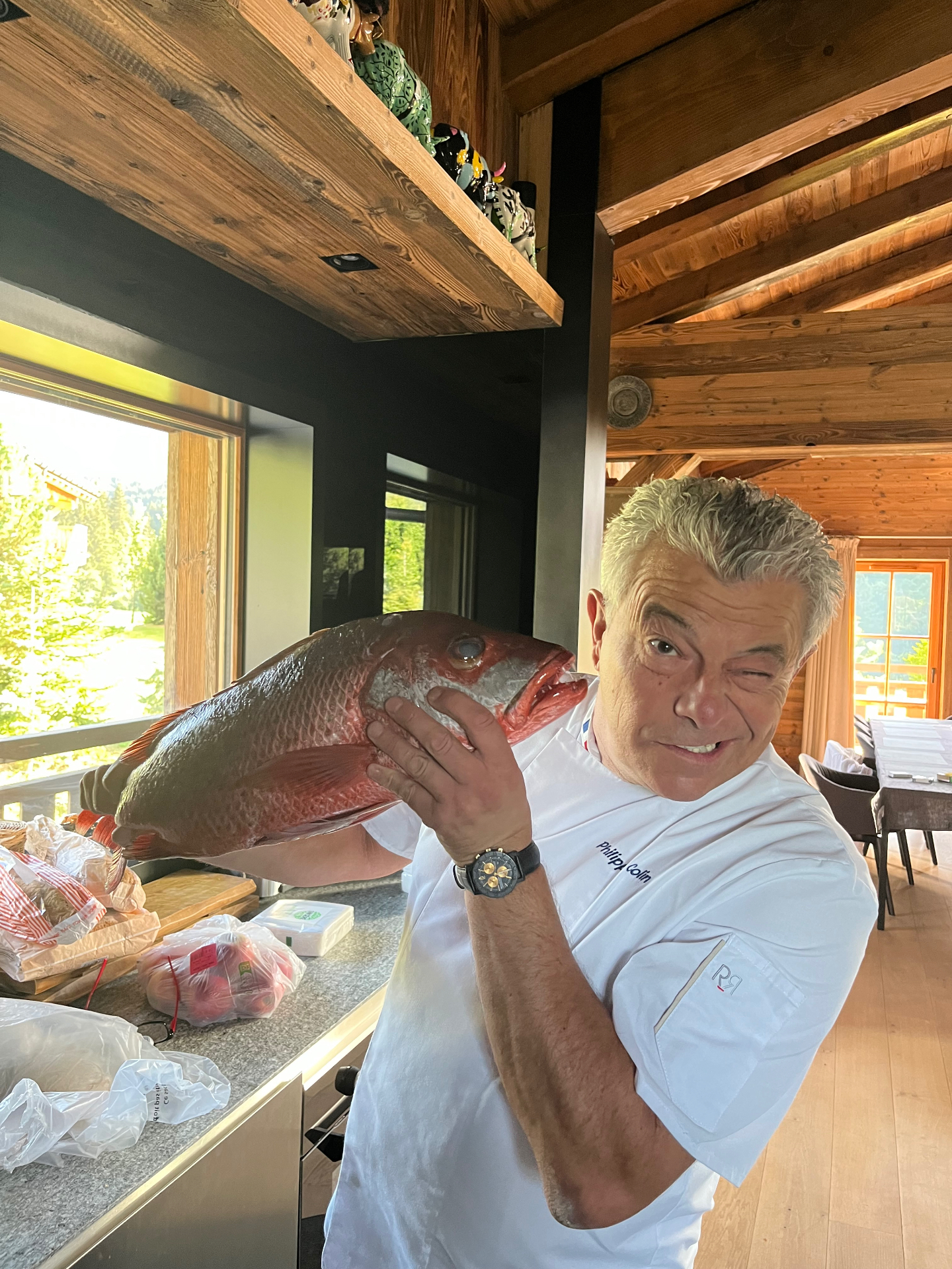 Philippe Colin en cuisine